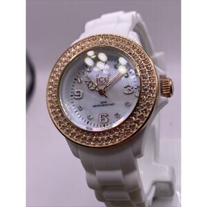 ICE Womens watch MOP Dial Rose Gold Quartz New Battery